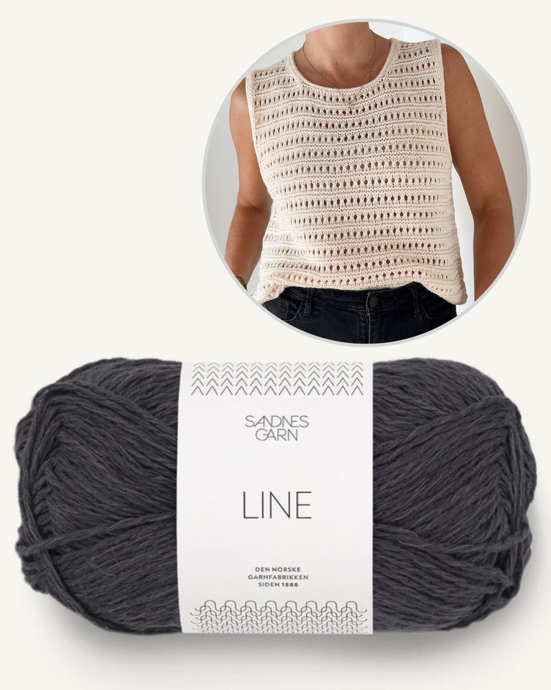 Caidree Boden Shirt mit Line von Sandnes Garn 16