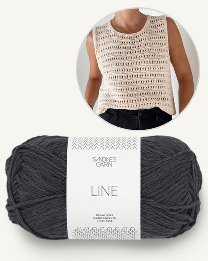 Caidree Boden Shirt mit Line von Sandnes Garn 16