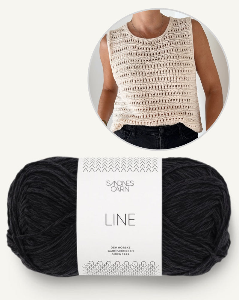 Caidree Boden Shirt mit Line von Sandnes Garn 11