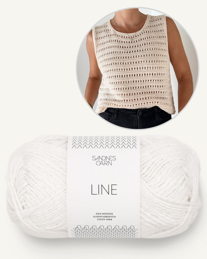 Caidree Boden Shirt mit Line von Sandnes Garn 10
