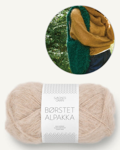 Boho Bag | gehäkelte aus Borstet Alpakka von Sandnes Garn 2507 - DIY