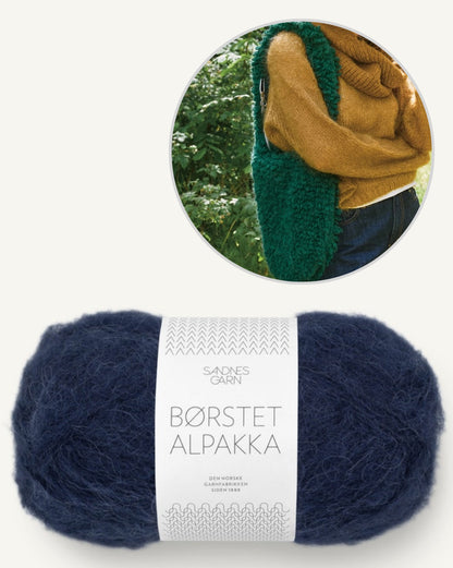 Boho Bag | gehäkelte aus Borstet Alpakka von Sandnes Garn 2507 - DIY