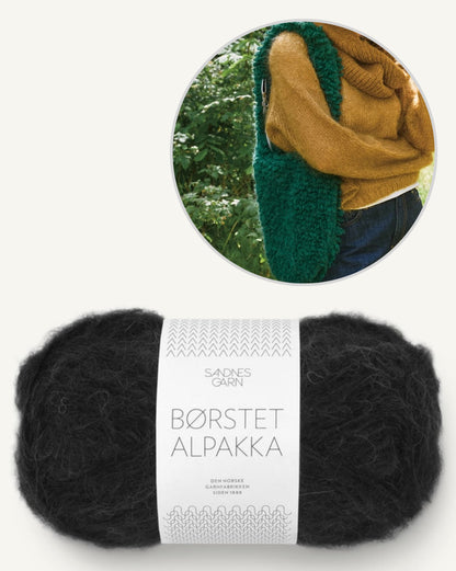 Boho Bag | gehäkelte aus Borstet Alpakka von Sandnes Garn 2507 - DIY