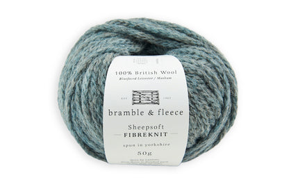 Sheepsoft Fibreknit | spesso filato d'ordito in lana Bluefaced Leicester