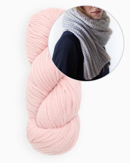 Scialle Brosten | motivo semplice in Far di Woolfolk