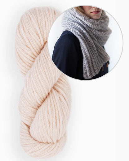 Scialle Brosten | motivo semplice in Far di Woolfolk