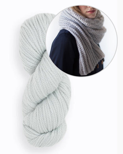 Scialle Brosten | motivo semplice in Far di Woolfolk