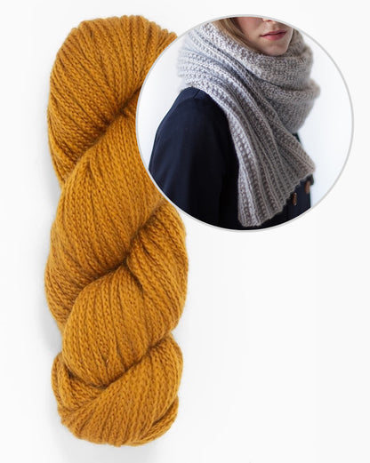 Scialle Brosten | motivo semplice in Far di Woolfolk