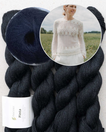Zante Knits Caeli Sweater mit Pinta und Mohair Bliss von Pascuali 16