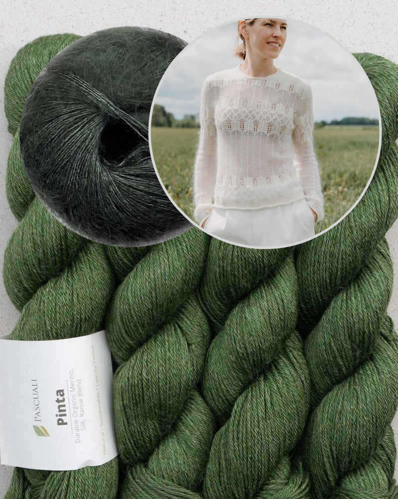 Zante Knits Caeli Sweater mit Pinta und Mohair Bliss von Pascuali 15