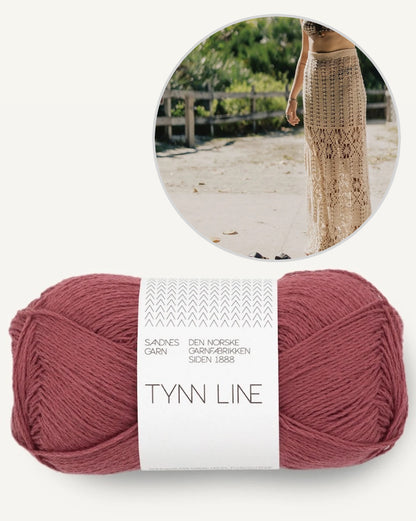 Cahla Rock | Boho Häkelrock aus Tynn Line von Sandnes Garn