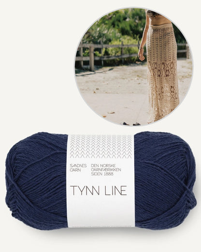 Cahla Rock | Boho Häkelrock aus Tynn Line von Sandnes Garn