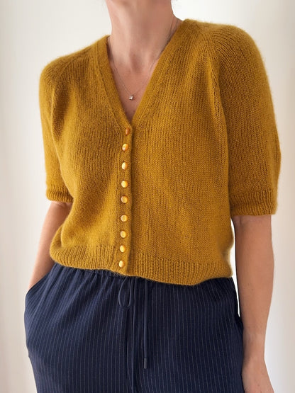 Aris Blouse | Kaschmir und Seide mit Prime von Cardiff Cashmere