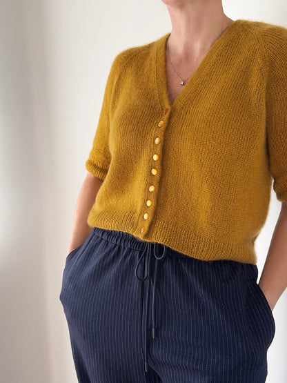 Aris Blouse | Kaschmir und Seide mit Prime von Cardiff Cashmere
