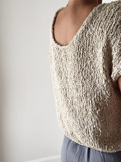 Drop Cut Tee | einfach fantastische Struktur aus Cottonwaves von Gepard Garn