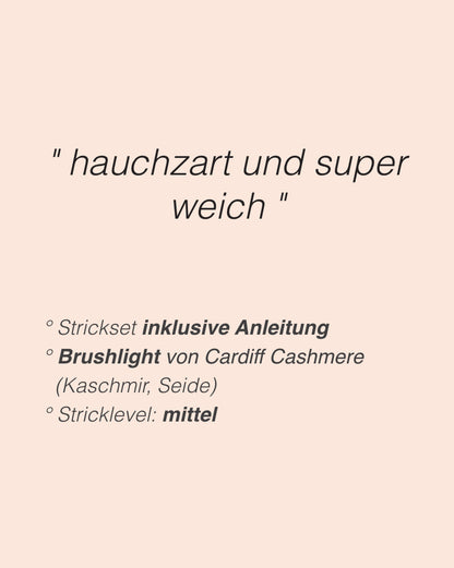 Evermore Sweater Lite | zarter Luxus aus Brushlight von Cardiff