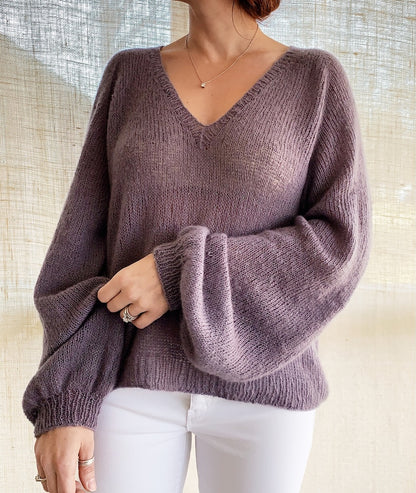 Mollis Sweater Blouse | zart und weich aus Brushlight von Cardiff Cashmere