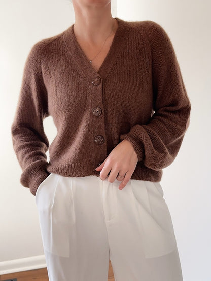 Teddy Dera Cardigan Lite von Caidree mit Brushlight von Cardiff Cashmere 3