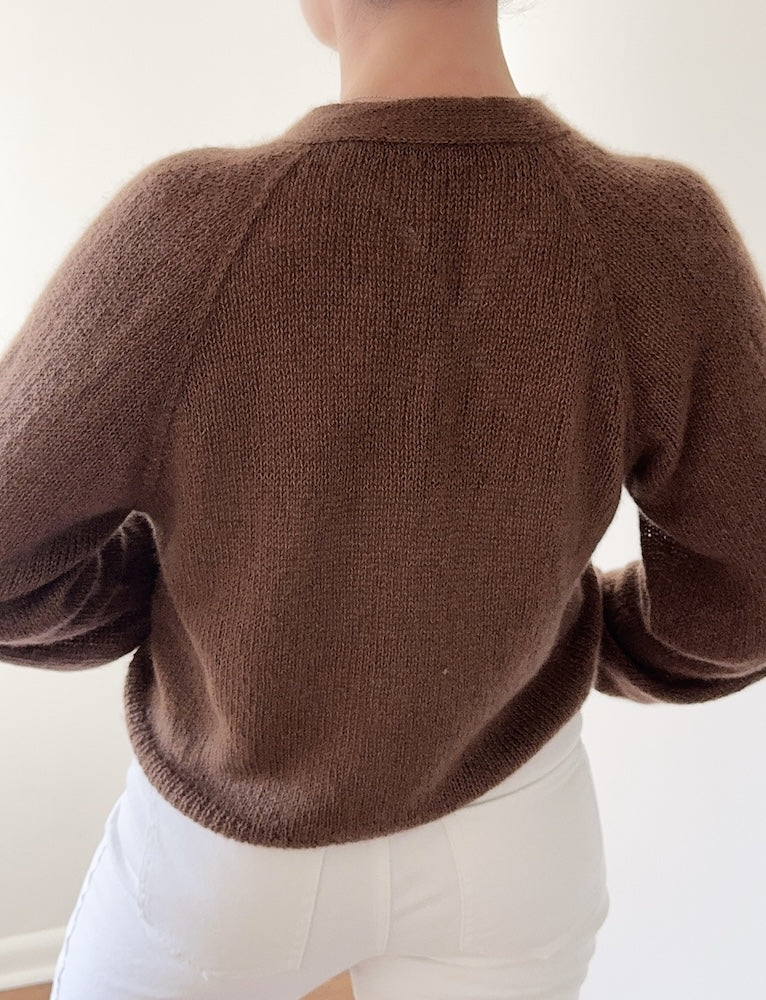 Teddy Dera Cardigan Lite von Caidree mit Brushlight von Cardiff Cashmere 6