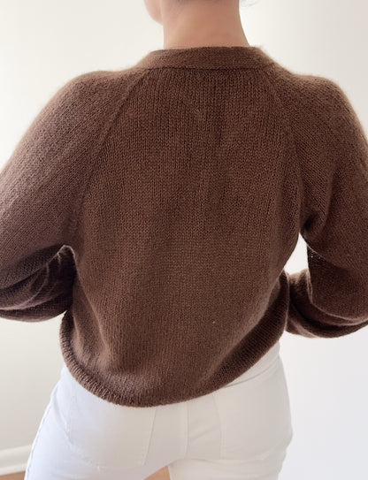 Teddy Dera Cardigan Lite von Caidree mit Brushlight von Cardiff Cashmere 6