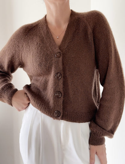 Teddy Dera Cardigan Lite von Caidree mit Brushlight von Cardiff Cashmere 8