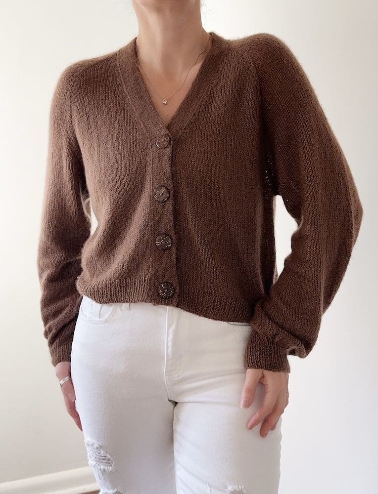 Teddy Dera Cardigan Lite von Caidree mit Brushlight von Cardiff Cashmere 9