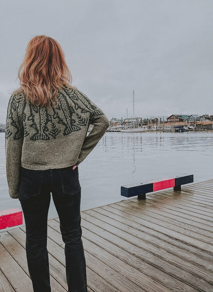 Caitlin Hunter King Salmon Sweater mit Heavy Merino von Knitting for Olive 11