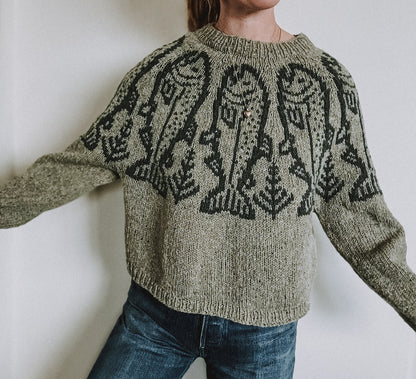 Caitlin Hunter King Salmon Sweater mit Heavy Merino von Knitting for Olive 5