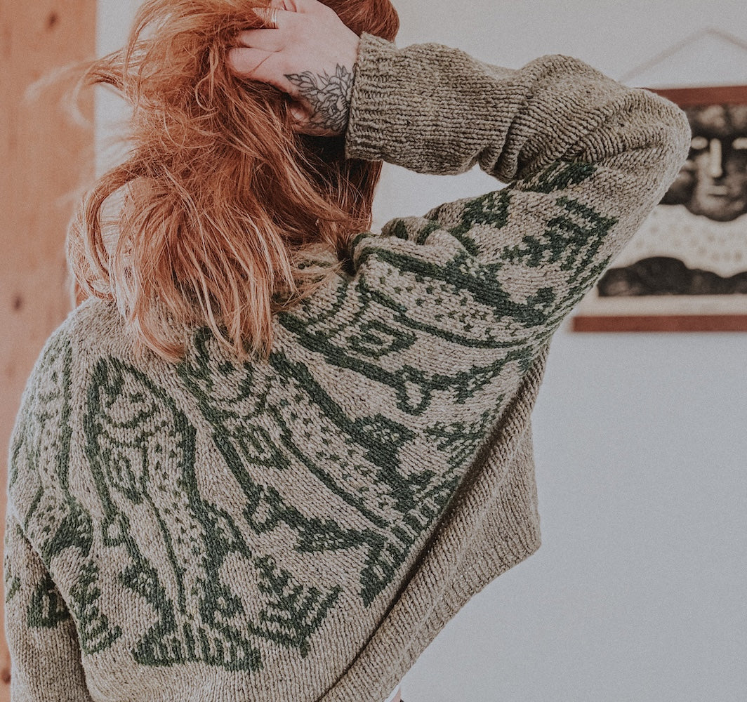 Caitlin Hunter King Salmon Sweater mit Heavy Merino von Knitting for Olive 6