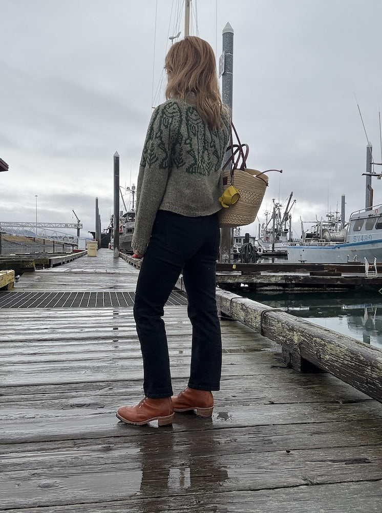Caitlin Hunter King Salmon Sweater mit Heavy Merino von Knitting for Olive 8