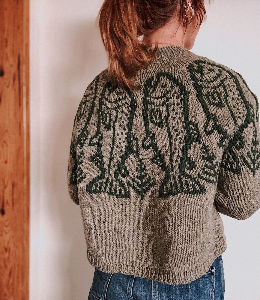 Caitlin Hunter King Salmon Sweater mit Heavy Merino von Knitting for Olive 9