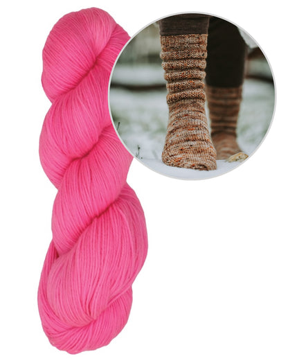 Calluna Socken | einfach weiches Strukturmuster