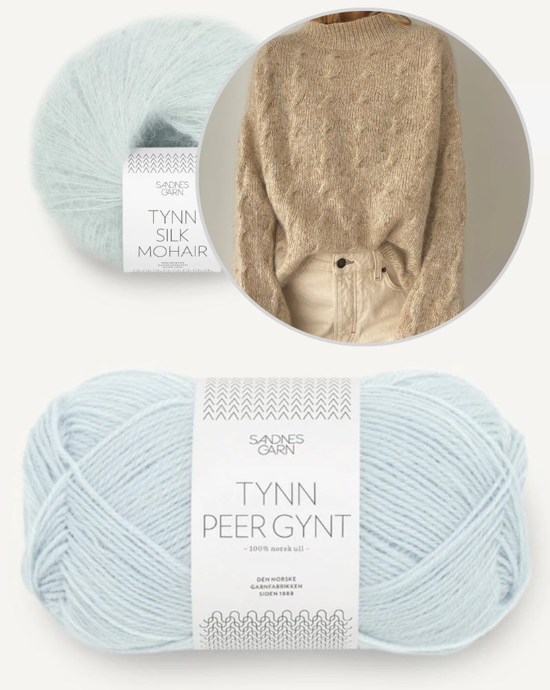 Coco Amour Knitwear Cambersands Sweater mit Tynn Peer Gynt und Tynn Silk Mohair von Sandnes Garn 11
