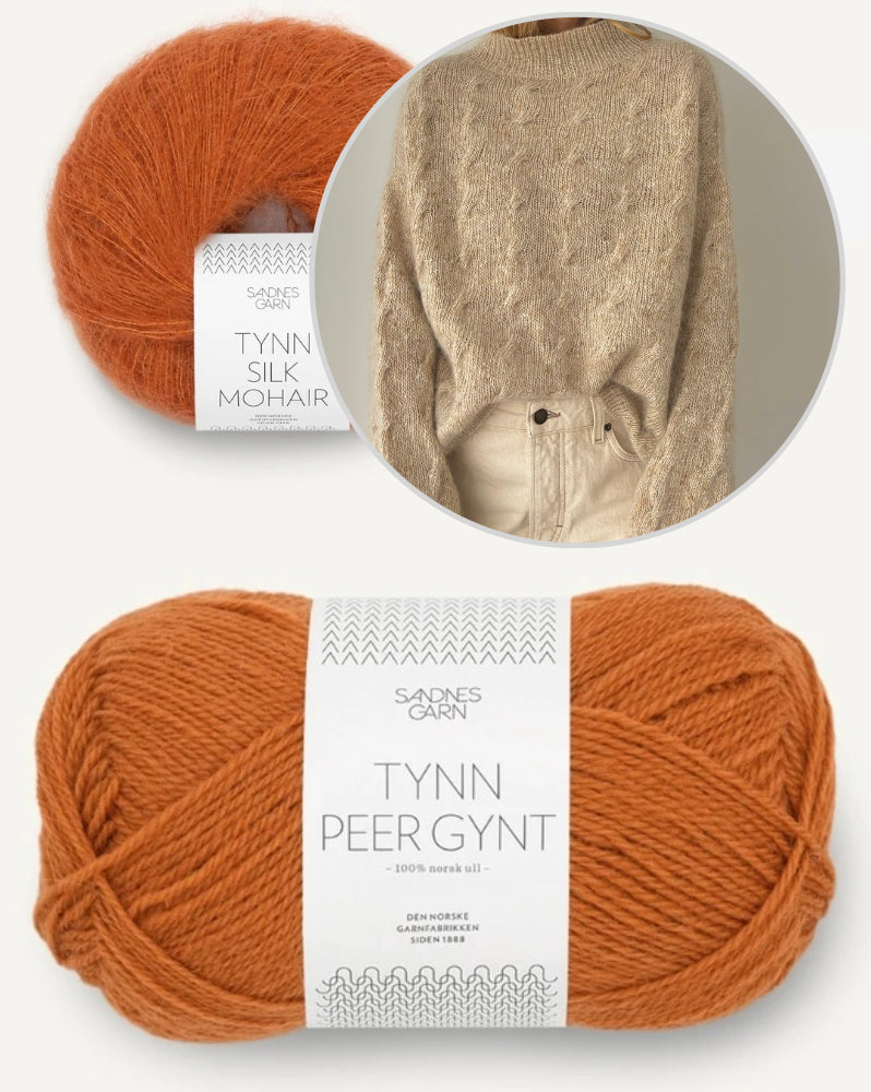 Coco Amour Knitwear Cambersands Sweater mit Tynn Peer Gynt und Tynn Silk Mohair von Sandnes Garn 8
