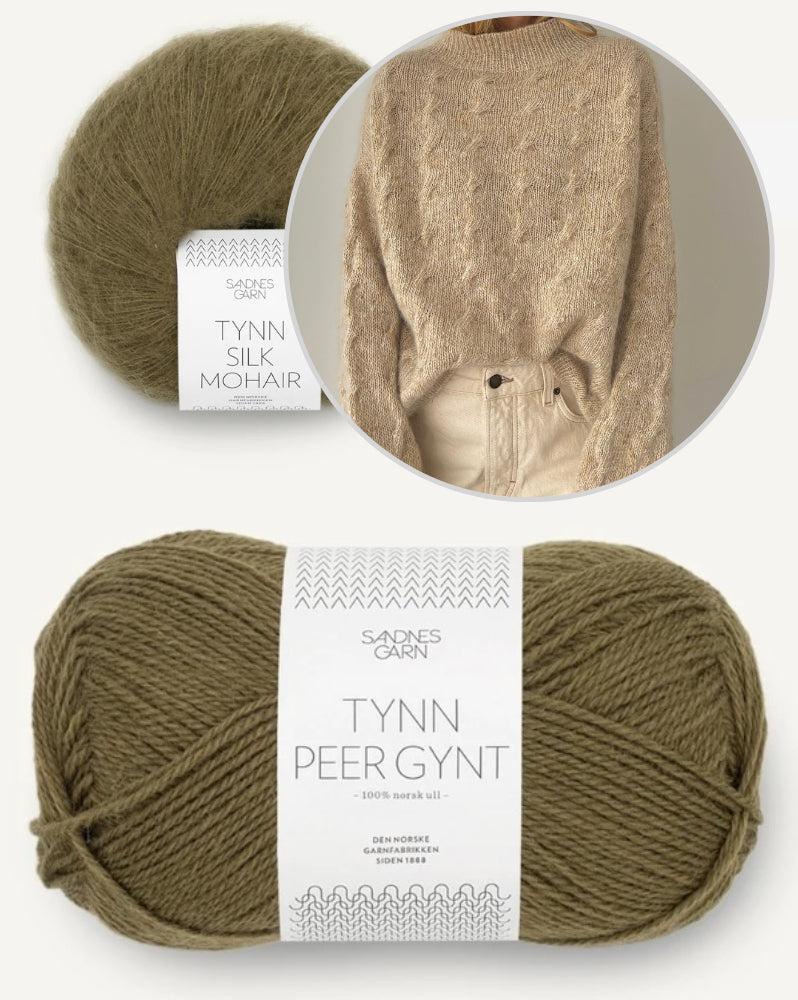 Coco Amour Knitwear Cambersands Sweater mit Tynn Peer Gynt und Tynn Silk Mohair von Sandnes Garn 12