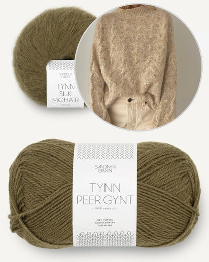 Coco Amour Knitwear Cambersands Sweater mit Tynn Peer Gynt und Tynn Silk Mohair von Sandnes Garn 12