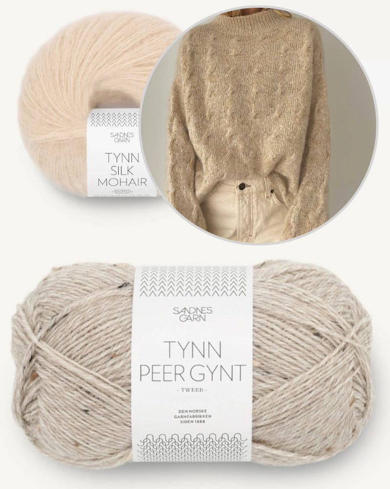 Coco Amour Knitwear Cambersands Sweater mit Tynn Peer Gynt und Tynn Silk Mohair von Sandnes Garn 5