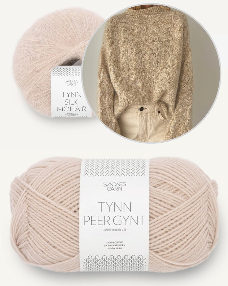 Coco Amour Knitwear Cambersands Sweater mit Tynn Peer Gynt und Tynn Silk Mohair von Sandnes Garn 7