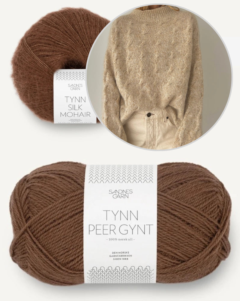 Coco Amour Knitwear Cambersands Sweater mit Tynn Peer Gynt und Tynn Silk Mohair von Sandnes Garn 9