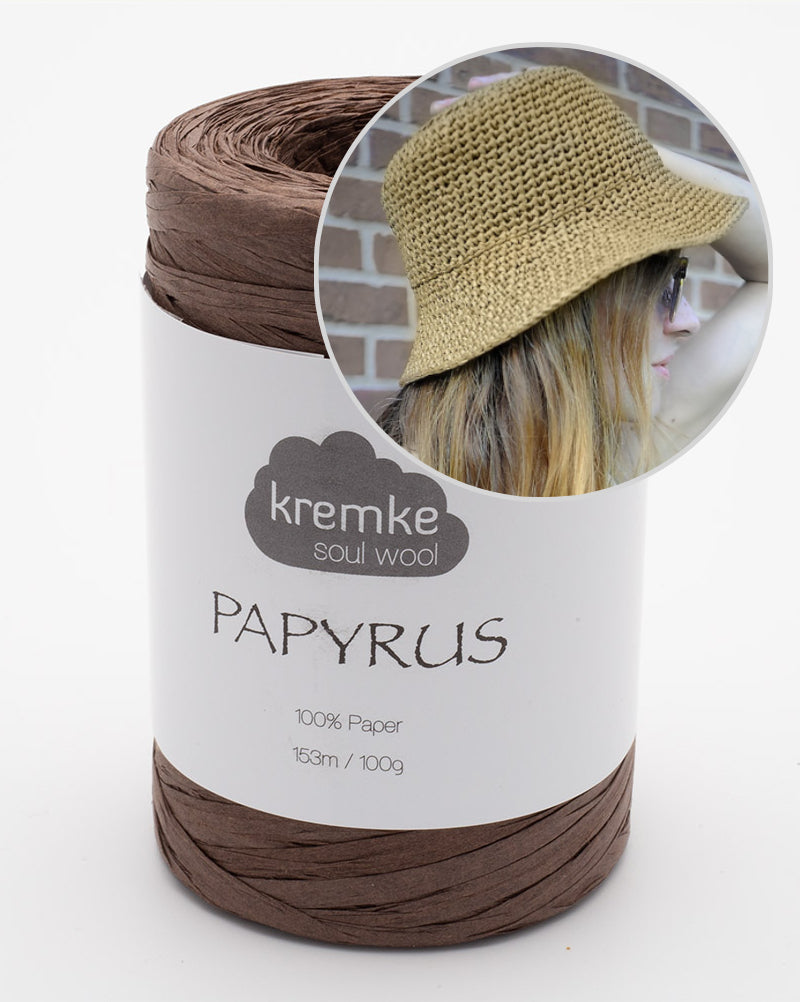 Paula-m Cambodia Hat aus Papyrus von Kremke Soul Wool 7