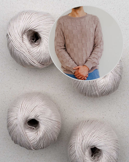 Camilo Pullover | feines Schachbrettmuster aus Cumbria von Pascuali