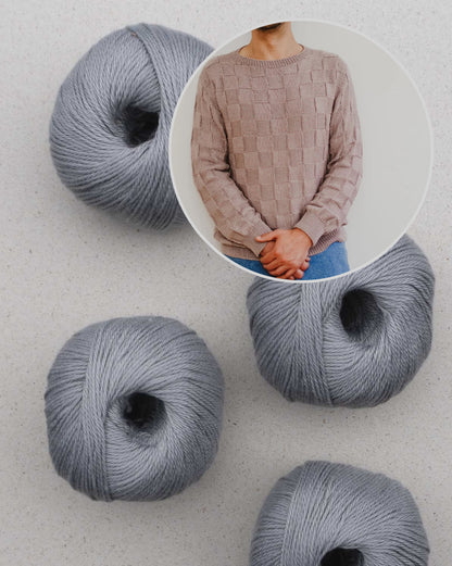 Camilo Pullover | feines Schachbrettmuster aus Cumbria von Pascuali