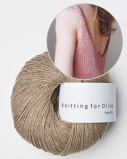Camisole No. 1 | mit verführerischem Rücken aus Pure Silk von Knitting for Olive