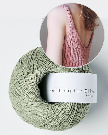 Camisole No. 1 | mit verführerischem Rücken aus Pure Silk von Knitting for Olive