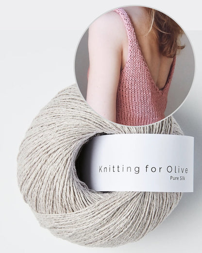 Camisole No. 1 | mit verführerischem Rücken aus Pure Silk von Knitting for Olive