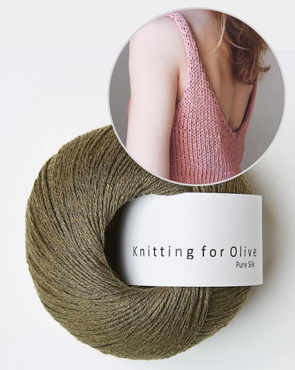 Camisole No. 1 | mit verführerischem Rücken aus Pure Silk von Knitting for Olive