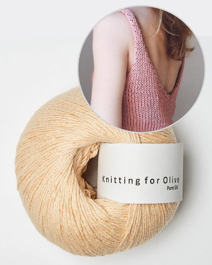 Camisole No. 1 | mit verführerischem Rücken aus Pure Silk von Knitting for Olive