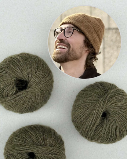 Caramel-Cashmere Waffle Hat | kuschelweiches Muster aus Bio Cashmere 6/28 von Pascuali