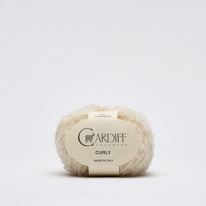Cardiff Cashmere Curly Farbe white 101