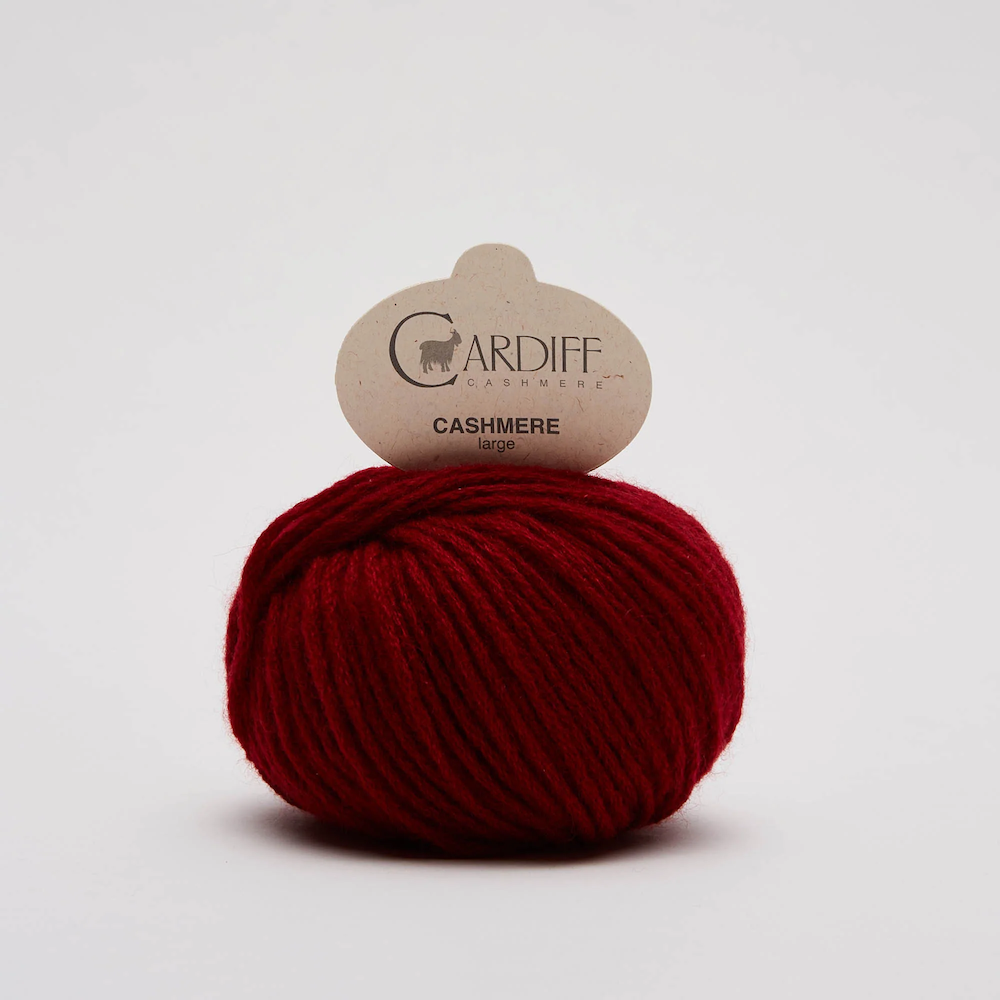 Cardiff Cashmere Large Farbe scarlatta 714